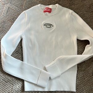 Diesel White Long Sleeve